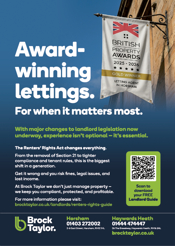 British Property Awards - Best Letting Agent in Horsham